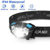 Headlamps |   Wholesale 5000lm Led Headlight 5 Modes Ipx4 Waterproof Usb Rechargeable Motion Sensor Head Band Lamp Flashlight black Headlamps Black