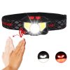 Headlamps |   Wholesale 6500K Motion Induction LED XPG+COB Headlamp with Battery Indicator White light + red light Headlamps Headlamps