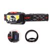 Headlamps |   Wholesale 6500K Motion Induction LED XPG+COB Headlamp with Battery Indicator White light + red light Headlamps Headlamps