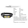 Headlamps |   Wholesale 7-levels Recharging Headlight Headlamp For Outdoor Sports Camping Fishing Black Headlamps Black