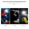 Headlamps |   Wholesale 7-levels Recharging Headlight Headlamp For Outdoor Sports Camping Fishing Black Headlamps Black