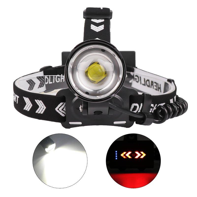 Headlamps |   Wholesale 8000 Lumen XHP90 Led Headlamp Fishing Camping High Power Lamp Zoomable USB Torches Flashlight black_1959 Headlamps Black + 1959