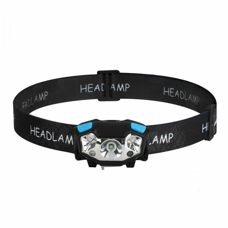 Headlamps |   Wholesale Headlamp 5000LM Rechargeable Head Lights Ultra Bright LED Head Lamp Flashlight For Camping Cycling Running Fishing Black + charging cable + box Headlamps Black + charging cable + box