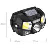 Headlamps |   Wholesale Headlamp USB Rechargeable Super Bright Motion Sensor Head Lamp Flashlight Water-proof LED Headlight With White Red Light black headband Headlamps Black headband