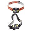 Headlamps |   Wholesale Headlamp USB Rechargeable Super Bright Motion Sensor Head Lamp Flashlight Water-proof LED Headlight With White Red Light black headband Headlamps Black headband