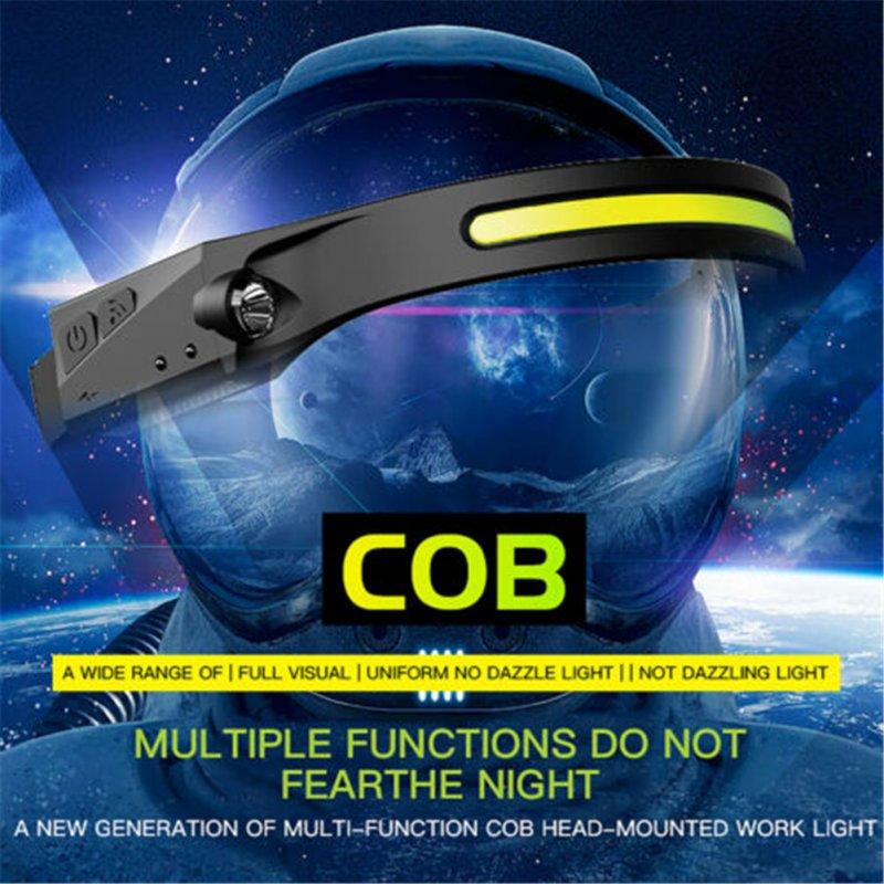 Headlamps |   Wholesale Headlight, Usb Charging 1200mah Dual-light Source Night Running Lamp, Flood Lighting Waterproof Outdoor Hiking Camping Flashlight Black Headlamps Black