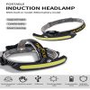 Headlamps |   Wholesale Led Headlamp 500-600 Lm Type-c Rechargeable Ipx4 Waterproof Zoom Outdoor Cob Induction Flood Light M501 built-in Headlamps Headlamps