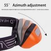 Headlamps |   Wholesale LED Headlamp With 2 Modes Outdoor Camping Headlamps 55° Azimuth Adjustment Lightweight Headlight For Outdoor Camping White Headlamps Headlamps