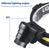 Headlamps |   Wholesale LED Headlamp With Motion Sensor, USB Rechargeable 10 Lighting Mode, COB Wide Beam Headlight, Head-mounted Waterproof For Fishing Camping Hiking Outdoor 668 zoom + USB cable Headlamps 668 zoom + USB cable