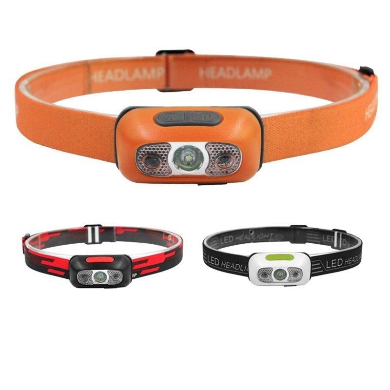 Headlamps |   Wholesale Led Headlight 500 Lumen Waterproof Usb Rechargeable Motion Sensor Running Fishing Headlamp with Infrared Sensor White Headlamps Headlamps