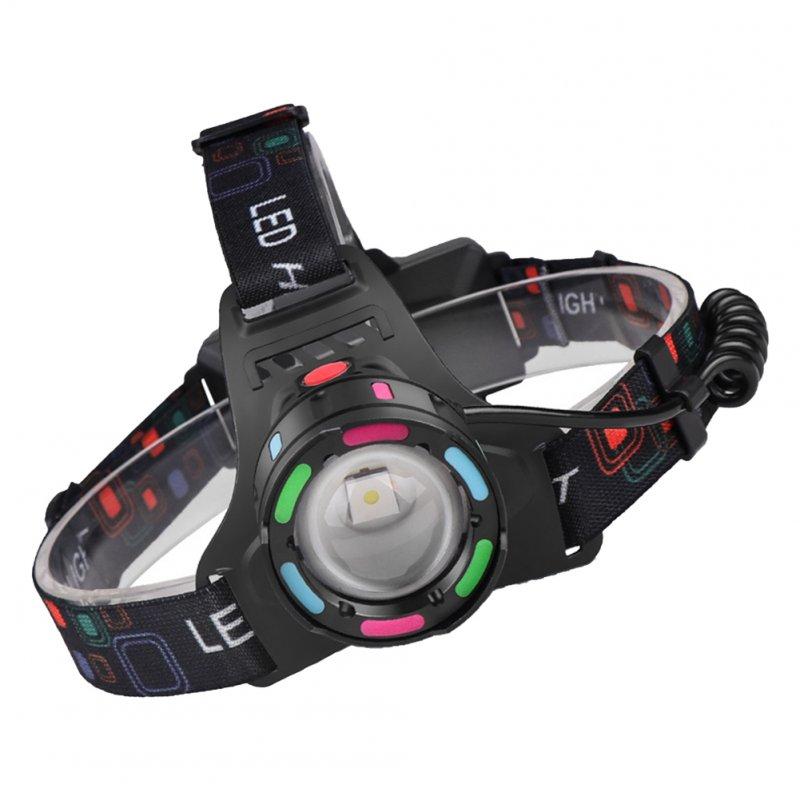 Headlamps |   Wholesale LED Rechargeable Headlamp, Headlight 1200 Lumens Super Bright With 4 Modes, IPX4 Waterproof 90° Adjustable Headband Head Lamp For Outdoor Camping Running Cyclin Contains 2 18650 batteries Headlamps Headlamps