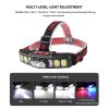 Headlamps |   Wholesale Powerful Led Headlight Usb Charging Wave Sensor Power Display Strong Light Head Lamp Flashlight Lantern light sensor Headlamps Headlamps