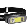 Headlamps |   Wholesale Xpe+cob Headlight With Indicator Light Type-c Rechargeable Lamp Sensor Lighting Headlamp T124 + 1 x 18650 battery Headlamps Headlamps