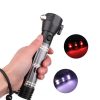 LED Flashlights |   Wholesale 10 In 1 Multi Function Flash Light, USB Rechargeable Solar Powered Flashlight With Glass Breaker Seatbelt Cutter, 7 Modes Flashlight Camping Lights black LED Flashlights LED Flashlights