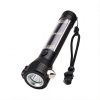 LED Flashlights |   Wholesale 10 In 1 Multi Function Flash Light, USB Rechargeable Solar Powered Flashlight With Glass Breaker Seatbelt Cutter, 7 Modes Flashlight Camping Lights black LED Flashlights LED Flashlights