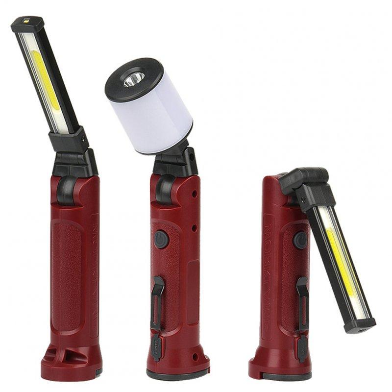 LED Flashlights |   Wholesale 10w Multifunctional LED Work Light Lantern 350lm High Brightness 360 Degree Rotation Mini Flashlight For Fishing BBQ Hiking rectangular work light LED Flashlights LED Flashlights