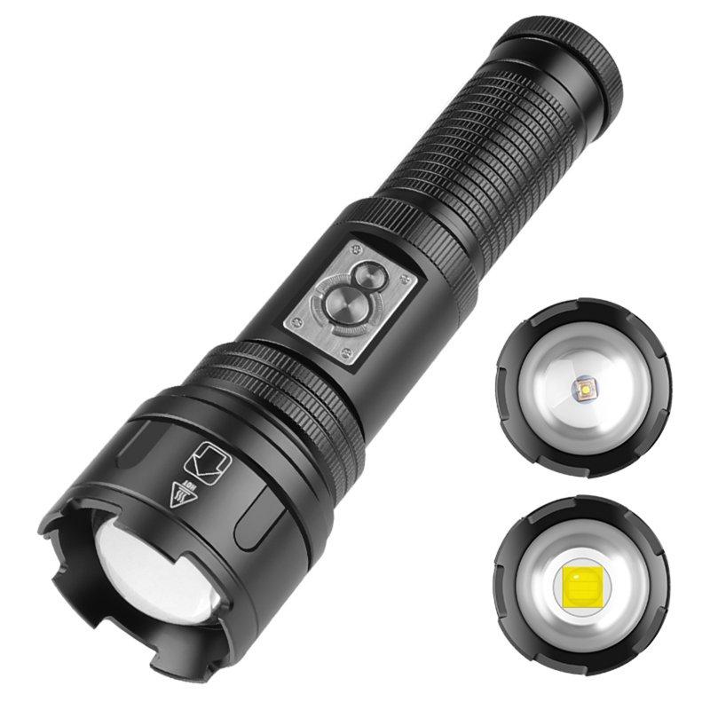 LED Flashlights |   Wholesale 30w Led Flashlight Xhp360 4 Level Multi-functional Strong Light Long-range Camping Light Torch 1057b Strong Light Small LED Flashlights 1057B strong light, small