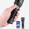 LED Flashlights |   Wholesale 30w Led Mini Flashlight Telescopic Zoom Super Bright Aluminum Alloy Outdoor Strong Light Cob Work Light Xhp160 white light LED Flashlights LED Flashlights