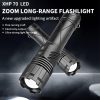 LED Flashlights |   Wholesale 30W LED Mini Flashlight Type-c Charging XHP70 Strong Light Aluminum Alloy Hand Lantern For Emergency Camping Hiking 1472 white flashlight LED Flashlights 1472 white flashlight