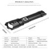 LED Flashlights |   Wholesale 30w Mini Flashlight Usb Charging Led Telescopic Zoomable Torch Outdoor Emergency Lighting Tool LED Flashlights LED Flashlights