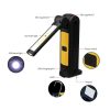 LED Flashlights |   Wholesale 360 Degree Folding USB Charging COB LED Highlight Working Flashlight for Emergency yellow LED Flashlights LED Flashlights