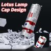 LED Flashlights |   Wholesale 3W LED Mini Flashlight Spinning Gyro 5200LM Super Bright Rechargeable Strong Light Aluminum Alloy Torch Camping Lantern silver LED Flashlights LED Flashlights