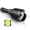 LED Flashlights |   Wholesale 7-core P10 Zoom Flashlight Charging Power Brightness Display Large Wide-angle Lens Flashlight flashlight LED Flashlights Flashlight