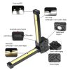 LED Flashlights |   Wholesale Folding Cob Led Work Light 90 Degrees 5 Levels Strong Magnet Inspection Light Outdoor Tent Light With Hook FT32 work light LED Flashlights FT32 work light