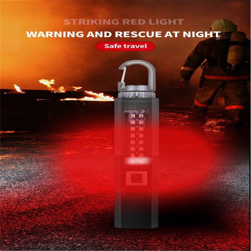 LED Flashlights |   Wholesale LED Flashlight Rechargeable Multipurpose Portable Strong Light Work Light With Digital Power Display Magnetic Hook For Outdoor Camping Fishing X111 flashlight LED Flashlights LED Flashlights