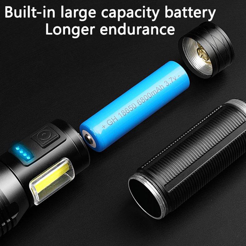 LED Flashlights |   Wholesale LED Flashlight Super Bright Magnetic Flashlight USB Fast Charging Waterproof Torch For Home Outdoor Camping Hiking flashlight LED Flashlights Flashlight