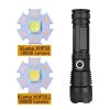 LED Flashlights |   Wholesale Led  Flashlight, Super Bright P50 4-core Ipx-6 Waterproof Torch With Battery Capacity Display, Zoomable, For Adventure Camping Flashlight USB Cable LED Flashlights Flashlight USB Cable