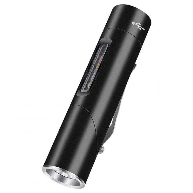 LED Flashlights |   Wholesale LED Flashlight Super Bright Pocket Flashlights Rechargeable 90 Degree Twist Torch Black LED Flashlights Black