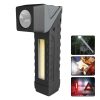 LED Flashlights |   Wholesale Led Flashlight With Pen Clip Rotatable Ipx4 Waterproof Super Bright Strong Light Cob Work Light With Strong Magnets black LED Flashlights Black