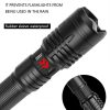 LED Flashlights |   Wholesale Led Flashlight Xhp70 Usb Charging Stretch Zoom Shock Resistant Power Bank 18650 Rechargeable Flashlight Torch Black_A85-B LED Flashlights Black_A85-B