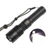 LED Flashlights |   Wholesale Led Flashlight Xhp70 Usb Charging Stretch Zoom Shock Resistant Power Bank 18650 Rechargeable Flashlight Torch Black_A85-B LED Flashlights Black_A85-B