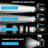 LED Flashlights |   Wholesale LED Outdoor Mini Flashlight With Handle 1000LM Super Bright USB Rechargeable Searchlight For Camping Emergencies Hiking black LED Flashlights Black