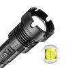 LED Flashlights |   Wholesale LED P90+COB Long Flashlight Waterproof Hard Oxidation I / O Flashlight black_Model 1690 LED Flashlights Black + Model 1690