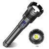 LED Flashlights |   Wholesale LED P90+COB Long Flashlight Waterproof Hard Oxidation I / O Flashlight black_Model 1690 LED Flashlights Black + Model 1690