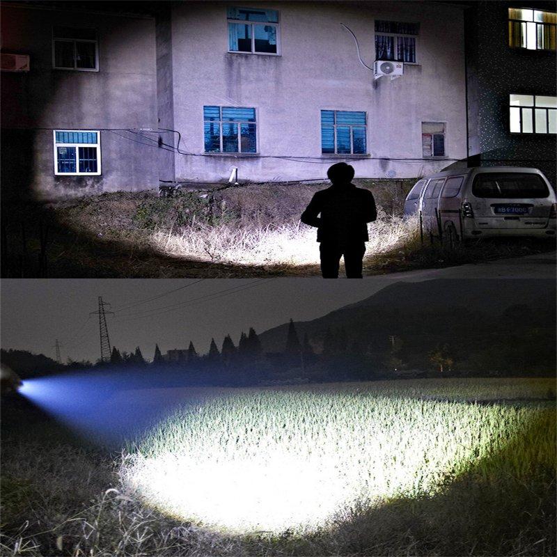 LED Flashlights |   Wholesale Led Tactical Flashlight 4 Modes Waterproof Zoomable Super Bright Usb Rechargeable Torch Hand Lantern as shown LED Flashlights As shown