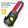 LED Flashlights |   Wholesale Led Work Light Outdoor Emergency Safety Hammer Strong Light Flashlight Inspection Lamps Red LED Flashlights LED Flashlights