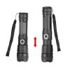 LED Flashlights |   Wholesale LED XHP50 Telescopic Focusing Flashlight High Light Torch with Power Display Positive white light LED Flashlights LED Flashlights