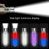 LED Flashlights |   Wholesale Mini Keychain Flashlight Type-c Fast Charging Strong Magnetic Warning Light For Outdoor Hiking Camping 520A LED Flashlights 520A