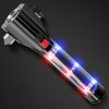 LED Flashlights |   Wholesale Multi-Function Car Safety Hammer Flashlight Emergency Escape Tool With Window Breaker Seatbelt Cutter Tool black LED Flashlights Black