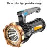 LED Flashlights |   Wholesale Multifunctional USB Rechargeable Flashlight, 10W 90000 Lumens Outdoor Waterproof High-Power Lighting, Adjustable Color Temperatures, LED Powerful Flashlight 3 light sources with 8 gears LED Flashlights LED Flashlights