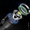 LED Flashlights |   Wholesale Outdoor Aluminum Alloy Mini Flashlight For Camping Mountaineering Home Use Waterproof Strong Lighting Flashlight as picture show LED Flashlights As picture show