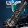 LED Flashlights |   Wholesale Outdoor Led Flashlight Ip67 Waterproof Powerful Digital Display Zoom Type-c Usb Rechargeable Work Light Xhp70 1915C LED Flashlights 1915C