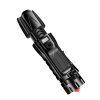 LED Flashlights |   Wholesale P90 LED Flashlight USB Rechargeable 6 Lighting Mode Torch with Safety Hammer for Outdoor Camping black_Model W69B-P90 LED Flashlights Black + Model W69B-P90