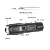 LED Flashlights |   Wholesale P90 LED Flashlight USB Rechargeable 6 Lighting Mode Torch with Safety Hammer for Outdoor Camping black_Model W69B-P90 LED Flashlights Black + Model W69B-P90