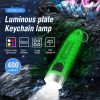 LED Flashlights |   Wholesale Portable Key Chain Flashlight Waterproof Multi-functional Type-c Rechargeable Led Strong Light Mini Work Lamp transparent pink LED Flashlights LED Flashlights