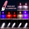 LED Flashlights |   Wholesale Portable Key Chain Flashlight Waterproof Multi-functional Type-c Rechargeable Led Strong Light Mini Work Lamp transparent pink LED Flashlights LED Flashlights